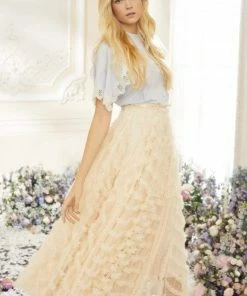 Needle & Thread Holding LTD Florence Ruffle Ankle Skirt