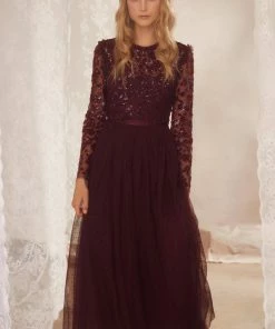 Best Pirce π Needle & Thread Holding LTD π© Womenswear Amalie Bodice Long Sleeve Ankle Gown π 17 Needle & Thread Holding LTD Womenswear Amalie Bodice Long Sleeve Ankle Gown