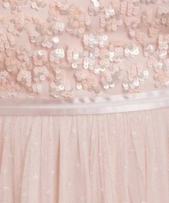 Needle & Thread Holding LTD Amalie Bodice Short Sleeve V-Neck Ballerina Dress