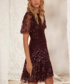 Needle & Thread Holding LTD Womenswear Amalie Sequin Mini Dress