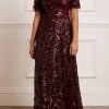 Needle & Thread Holding LTD Amalie Sequin V-Neck Gown