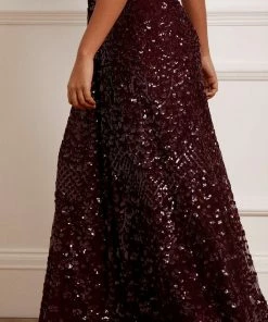 Budget β Needle & Thread Holding LTD Amalie Sequin V-Neck Gown π 14 Needle & Thread Holding LTD Amalie Sequin V-Neck Gown