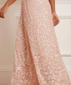 Needle & Thread Holding LTD Amalie Sequin V-Neck Gown Womenswear