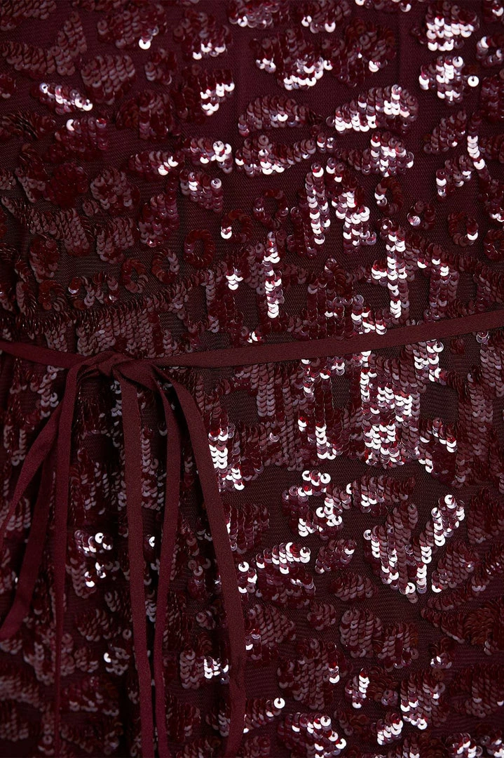 Cheapest 🎉 Needle & Thread Holding LTD 👩 Womenswear Annie Sequin Tiered Ankle Gown 🛒 8 Needle & Thread Holding LTD Womenswear Annie Sequin Tiered Ankle Gown