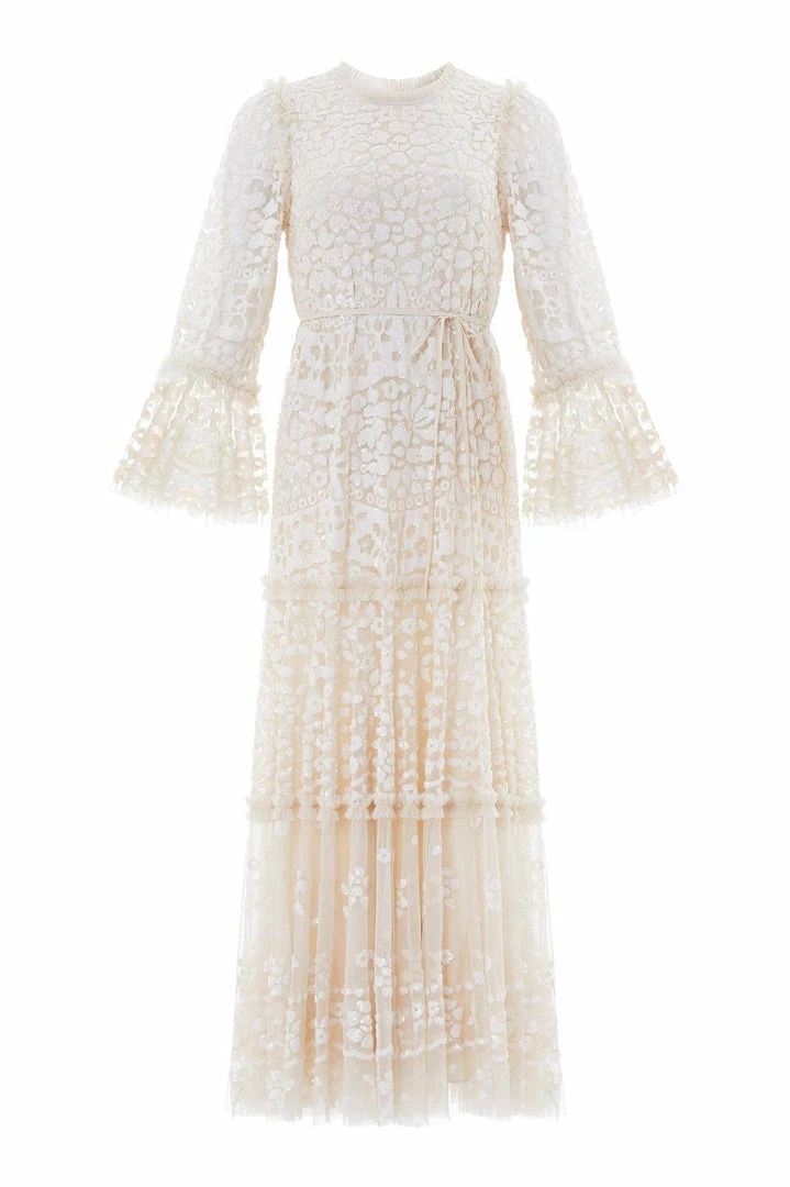 Flash Sale ✨ Needle & Thread Holding LTD Annie Sequin Tiered Ankle Gown 🤩 4 Needle & Thread Holding LTD Annie Sequin Tiered Ankle Gown