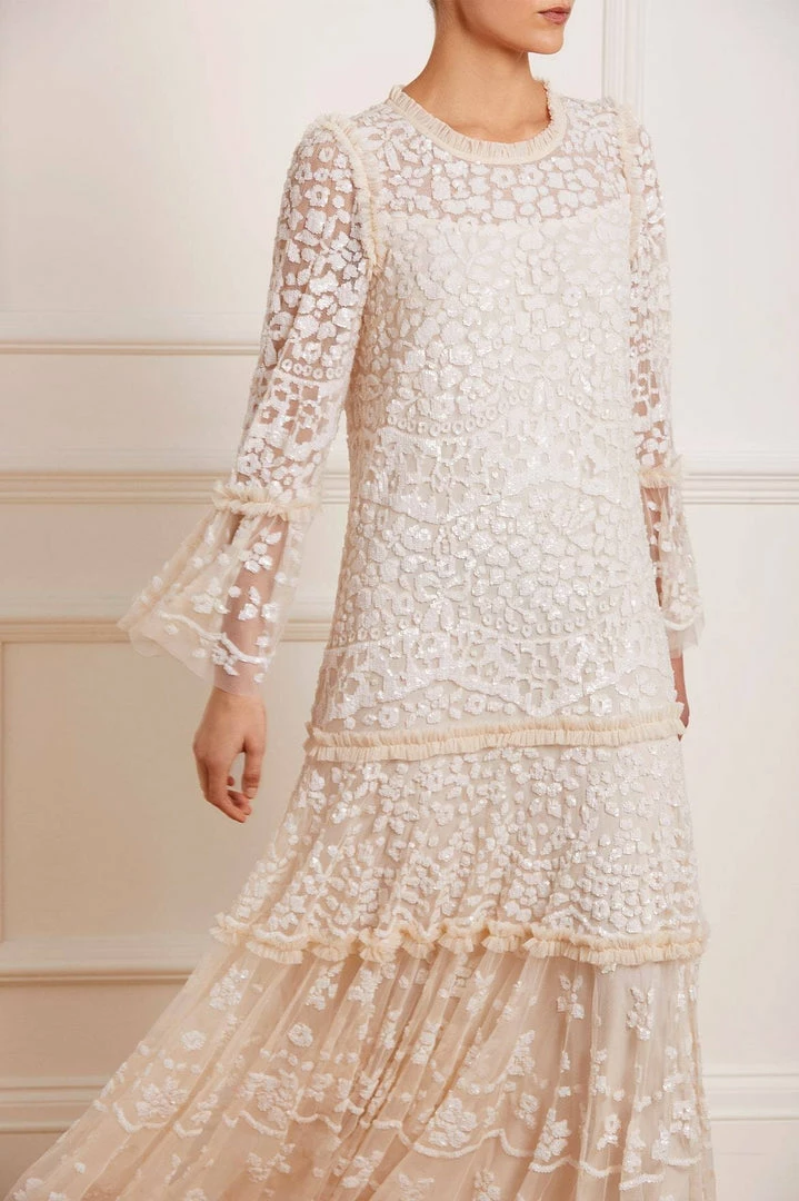 Flash Sale ✨ Needle & Thread Holding LTD Annie Sequin Tiered Ankle Gown 🤩 5 Needle & Thread Holding LTD Annie Sequin Tiered Ankle Gown