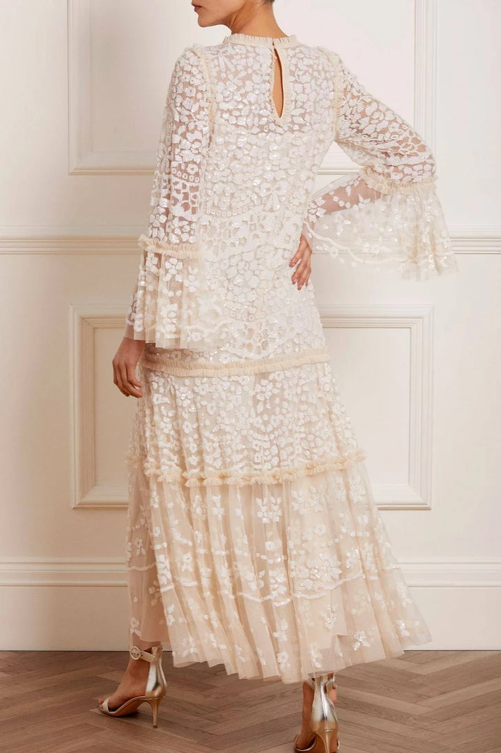 Flash Sale ✨ Needle & Thread Holding LTD Annie Sequin Tiered Ankle Gown 🤩 11 Needle & Thread Holding LTD Annie Sequin Tiered Ankle Gown