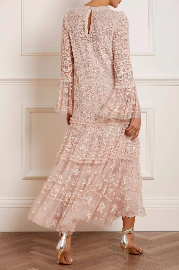 Best Sale π Needle & Thread Holding LTD Annie Sequin Tiered Ankle Gown π© Womenswear βοΈ 10 Needle & Thread Holding LTD Annie Sequin Tiered Ankle Gown Womenswear