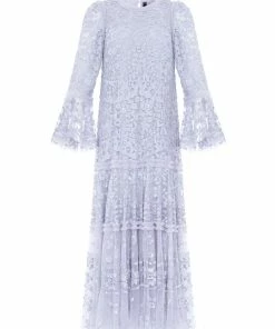 Needle & Thread Holding LTD Womenswear Annie Sequin Tiered Ankle Gown