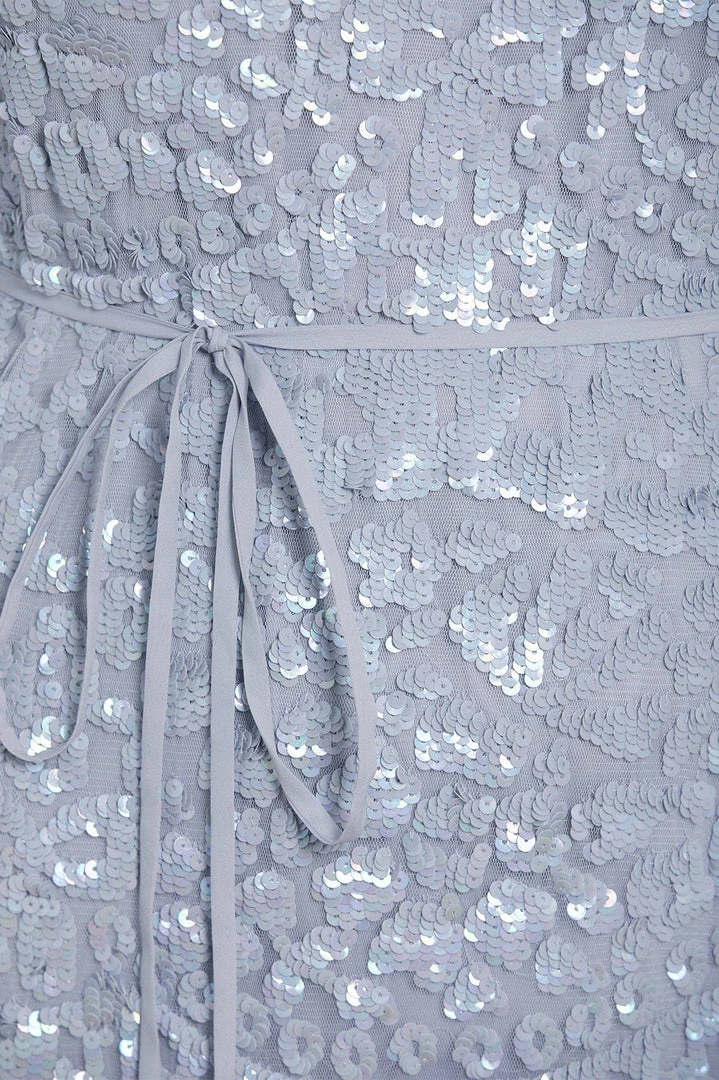 Discount 🎁 Needle & Thread Holding LTD 👩 Womenswear Annie Sequin Tiered Ankle Gown 🎁 8 Needle & Thread Holding LTD Womenswear Annie Sequin Tiered Ankle Gown