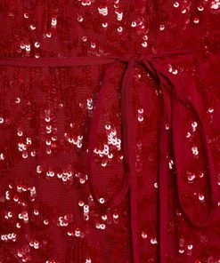 Needle & Thread Holding LTD Annie Sequin Tiered Ankle Gown