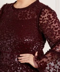 Needle & Thread Holding LTD Annie Sequin Tiered Mini Dress