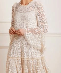 Needle & Thread Holding LTD Womenswear Annie Sequin Tiered Mini Dress