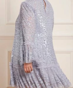 Needle & Thread Holding LTD Annie Sequin Tiered Mini Dress Womenswear