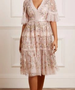 Needle & Thread Holding LTD Araminta Lace Midi Dress