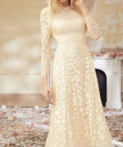 Needle & Thread Holding LTD Aurelia Long Sleeve Ballerina Dress