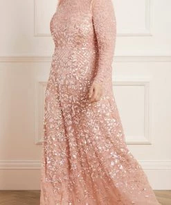 UK Needle & Thread Holding LTD Aurelia Long Sleeve Gown