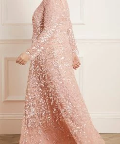 UK Needle & Thread Holding LTD Aurelia Long Sleeve Gown