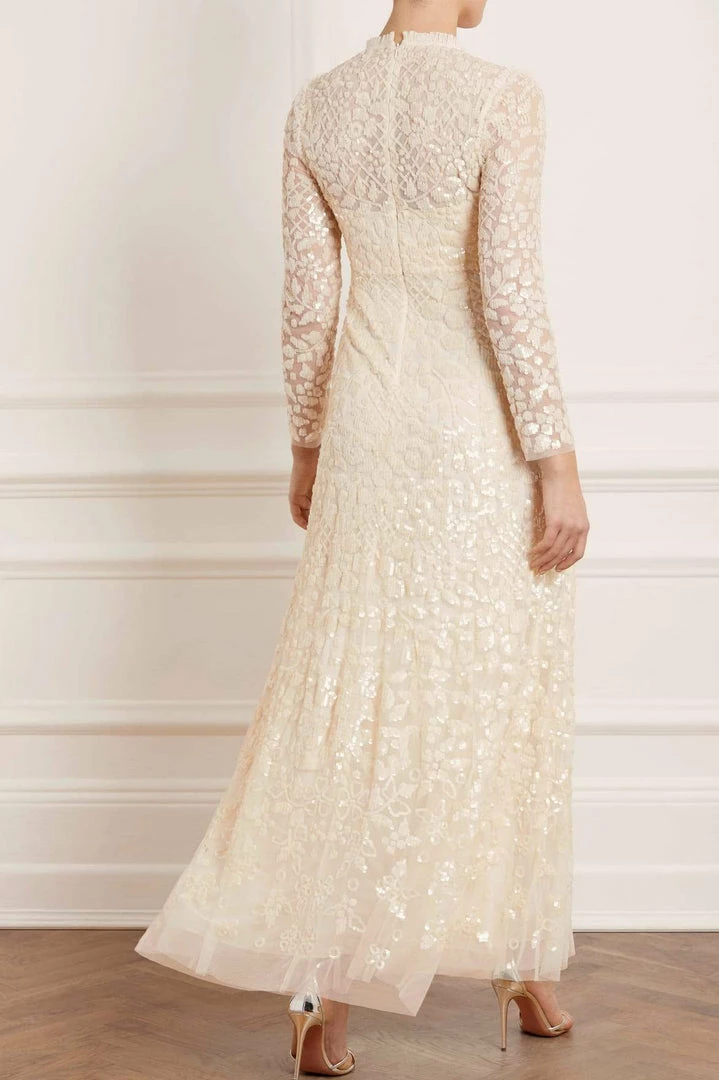 Cheap ⌛ Needle & Thread Holding LTD Aurelia Long Sleeve Gown 👩 Womenswear 🌟 11 Needle & Thread Holding LTD Aurelia Long Sleeve Gown Womenswear