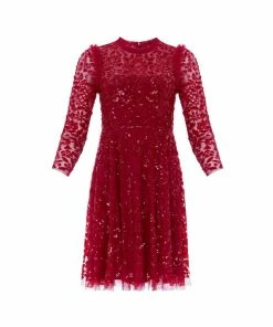 Needle & Thread Holding LTD Aurelia Long Sleeve Mini Dress