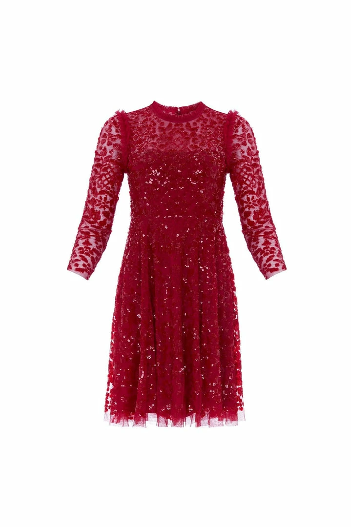 Hot Sale β€οΈ Needle & Thread Holding LTD Aurelia Long Sleeve Mini π Dress π 4 Needle & Thread Holding LTD Aurelia Long Sleeve Mini Dress