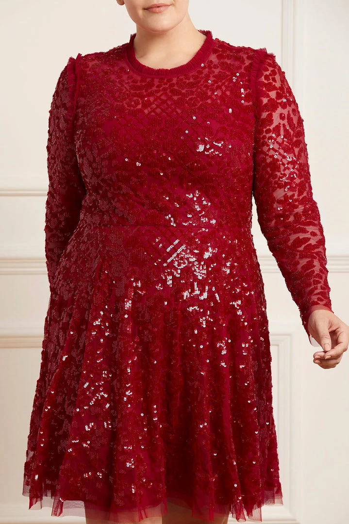 Hot Sale β€οΈ Needle & Thread Holding LTD Aurelia Long Sleeve Mini π Dress π 5 Needle & Thread Holding LTD Aurelia Long Sleeve Mini Dress