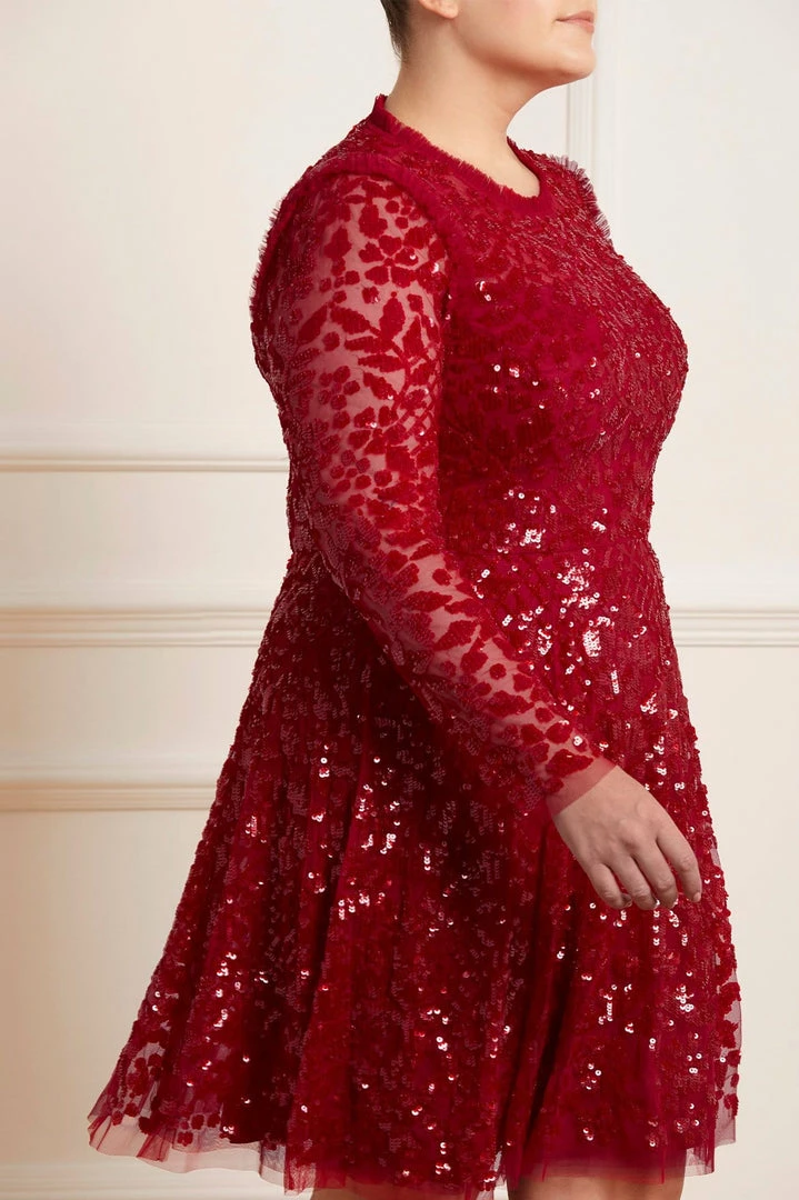 Hot Sale β€οΈ Needle & Thread Holding LTD Aurelia Long Sleeve Mini π Dress π 6 Needle & Thread Holding LTD Aurelia Long Sleeve Mini Dress