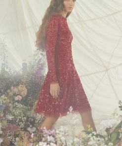 Hot Sale β€οΈ Needle & Thread Holding LTD Aurelia Long Sleeve Mini π Dress π 19 Needle & Thread Holding LTD Aurelia Long Sleeve Mini Dress