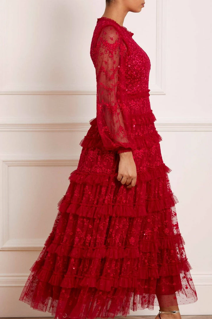 Coupon 🎁 Needle & Thread Holding LTD 👩 Womenswear Blossom Lace Ankle Gown ⭐ 6 Needle & Thread Holding LTD Womenswear Blossom Lace Ankle Gown