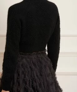 Needle & Thread Holding LTD Bow Stitch Cropped Cardigan