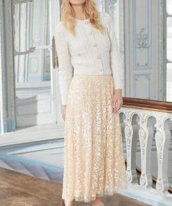 Needle & Thread Holding LTD Cable Bobble Short Cardigan