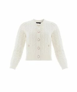Needle & Thread Holding LTD Cable Bobble Short Cardigan