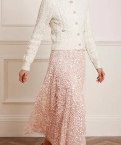 Needle & Thread Holding LTD Cable Bobble Short Cardigan