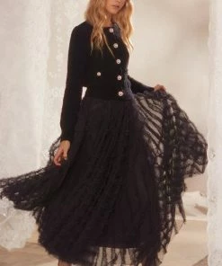 Needle & Thread Holding LTD Cable Bobble Short Cardigan Womenswear