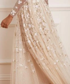 Needle & Thread Holding LTD Womenswear Camellia Ditsy Ankle Gown