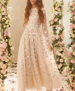 Needle & Thread Holding LTD Womenswear Camellia Ditsy Ankle Gown