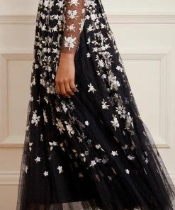 Needle & Thread Holding LTD Womenswear Camellia Ditsy Ankle Gown