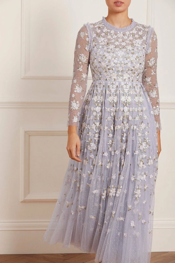 Wholesale 😉 Needle & Thread Holding LTD Camellia Ditsy Ankle Gown 👩 Womenswear 🥰 3 Needle & Thread Holding LTD Camellia Ditsy Ankle Gown Womenswear