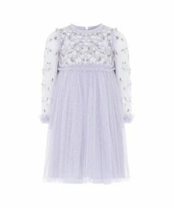 Needle & Thread Holding LTD Camellia Ditsy Bodice Long Sleeve Kids Dress