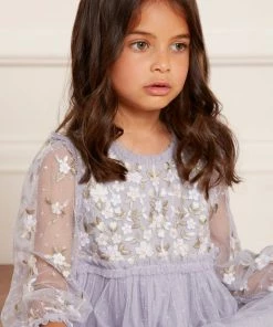 Discount π Needle & Thread Holding LTD Camellia Ditsy Bodice Long Sleeve Kids π Dress π 11 Needle & Thread Holding LTD Camellia Ditsy Bodice Long Sleeve Kids Dress