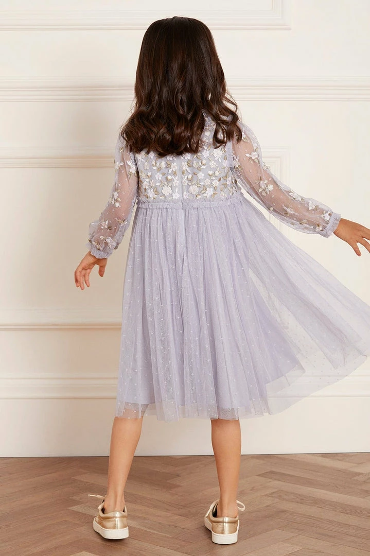 Discount π Needle & Thread Holding LTD Camellia Ditsy Bodice Long Sleeve Kids π Dress π 8 Needle & Thread Holding LTD Camellia Ditsy Bodice Long Sleeve Kids Dress