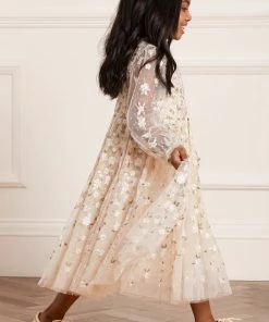 Outlet 😉 UK Needle & Thread Holding LTD Camellia Ditsy Long Sleeve Kids 👗 Dress 🎁 11 UK Needle & Thread Holding LTD Camellia Ditsy Long Sleeve Kids Dress