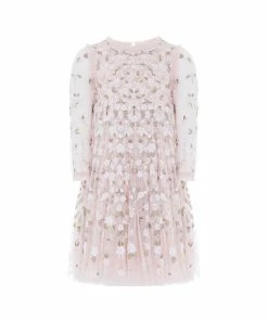 Needle & Thread Holding LTD Camellia Ditsy Long Sleeve Kids Dress