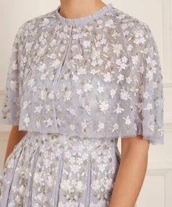 Needle & Thread Store 26 Needle & Thread Holding LTD Womenswear Camellia Ditsy Short Cape