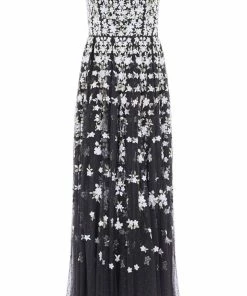 Needle & Thread Holding LTD Camellia Ditsy Strapless Ankle Gown