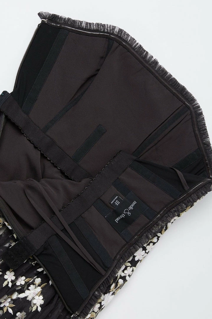 New β Needle & Thread Holding LTD Camellia Ditsy Strapless Ankle Gown π 10 Needle & Thread Holding LTD Camellia Ditsy Strapless Ankle Gown