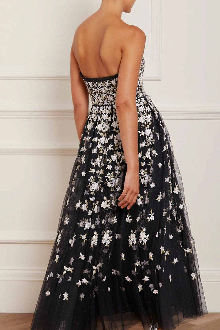 New β Needle & Thread Holding LTD Camellia Ditsy Strapless Ankle Gown π 11 Needle & Thread Holding LTD Camellia Ditsy Strapless Ankle Gown