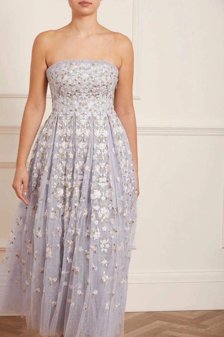 Cheapest ๐งจ Needle & Thread Holding LTD Camellia Ditsy Strapless Corset Ankle Gown ๐ฉ Womenswear ๐ 3 Needle & Thread Holding LTD Camellia Ditsy Strapless Corset Ankle Gown Womenswear