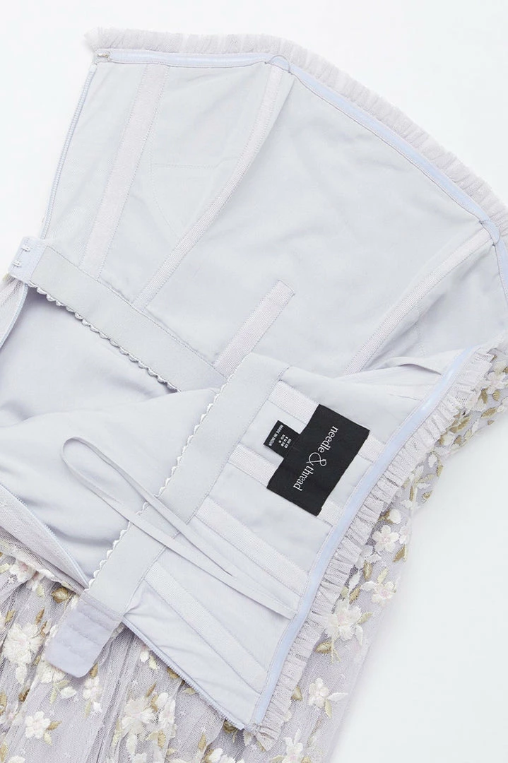 Cheapest ๐งจ Needle & Thread Holding LTD Camellia Ditsy Strapless Corset Ankle Gown ๐ฉ Womenswear ๐ 9 Needle & Thread Holding LTD Camellia Ditsy Strapless Corset Ankle Gown Womenswear