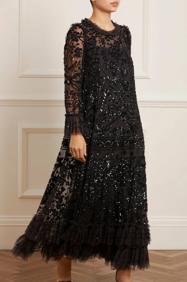 Top 10 ✨ Needle & Thread Holding LTD 👩 Womenswear Celia Long Sleeve Ankle Gown 🔔 5 Needle & Thread Holding LTD Womenswear Celia Long Sleeve Ankle Gown